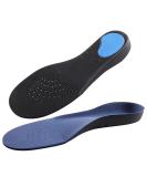 Arch Support Insoles for Men & Women - Orthotic Relief for Plantar Fasciitis Flat Feet & High Arches - Fits Sneakers & Work Boots (Sizes 9.0-10.5 - Buy Online on GoSupps.com