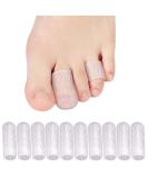 10 Pcs Silicone Toe Protectors for Pain Relief and Friction Reduction - Buy Online on GoSupps.com