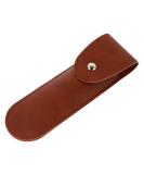 Exceart PU Leather Razor Case - Travel Sheath for Safety Razors | Embroidered Ladies Shaving Bag - Buy Online on GoSupps.com