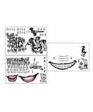 Halloween Temporary Tattoos - 3 Sheets Tattoo Sticker Set for Cosplay, Costumes, and Parties - Buy Online on GoSupps.com