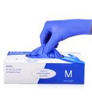 PEIPU Nitrile Gloves Disposable Gloves (Medium, 100-Count), 4 Mil,Powder Free, Cleaning Service Gloves, Latex Free Medium (Pack of 100) 100 Pcs - Buy Online on GoSupps.com