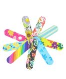 100 Mini Floral Nail Files Buffers - Nail Buffering Files for Manicure Pedicure - Buy Online on GoSupps.com