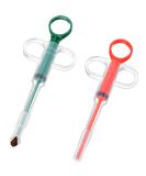 Nuanchu 2 Pieces Pet Pill Plunger Popper for Small Cats Dogs Pill Gun Dispenser Shooter Pet Piller Soft Tip Tablet Syringe Pusher Animal Medicine Feeder for Feeding Accessories (Red Green) - Buy Online on GoSupps.com