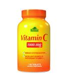 ALFA VITAMINS Vitamin C supplement with 1000mg - Powerful antioxidant - Immune Booster - Protection from common Cold - Promotes Healthy Skin - 100 Tablets - Buy Online on GoSupps.com