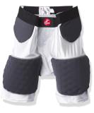 Cramer Hurricane 5 Pad Football Girdle - XX-Large White | Breathable Football Gear with Thigh Hip & Tailbone Pads for Ultimate Protection - Buy Online on GoSupps.com
