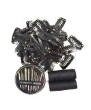 50Pcs 32mm Snap Clips for Hair Extensions - Black I Shape Hair Extension Tools - Buy Online on GoSupps.com