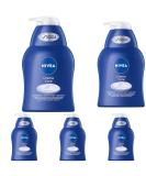 Nivea Cream Care Soap 250 ml - Gentle Liquid Hand Soap Pack of 5 | Original Nivea Fragrance & Creamy Foam for Soft Skin - Buy Online on GoSupps.com