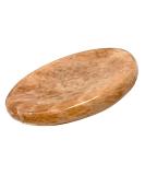 Opalite Crystal Worry Thumb Stone - Peach Moonstone for Calming Meditation, Reiki Healing, Stress Relief - Buy Online on GoSupps.com
