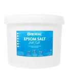 Hexeal Epsom Salt | 10kg Bucket | Food Grade | Magnesium Sulphate salt 10 kg (Pack of 1) - Buy Online on GoSupps.com
