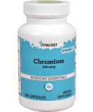 Vitacost ChromeMate GTF Chromium Polynicotinate 200 mcg - 300 Capsules - Buy Online on GoSupps.com