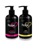 Passion Massage Oil for Couples - Set of 2 All-Natural Oils (Lemon Cr me & Tropical Paradise) | Full Body Relaxation & Aromatherapy - Buy Online on GoSupps.com