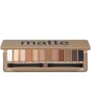 BYS 12 Shade Matte Eyeshadow Palette Tin Collection - Nude & Smoke | Double-Ended Applicator & Blender included - Buy Online on GoSupps.com