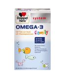 Buy Doppelherz System Omega-3 Family Gel Tabs - 180 mg DHA for Brain Health | 120 Lemon Flavored Tabs | Best for Daily Use - Buy Online on GoSupps.com