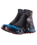 1 Pair Low Trail Running Gaiters | Sandproof Ankle Gaiters for Outdoor Activities | Lightweight Protective Reflective Shoe Covers | Ideal for Hiking, Walking, Marathon | Black Orange - Buy Online on GoSupps.com