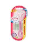 WILKINSON Sword Xtreme 3 Beauty Hybrid Pack - Damenrasierer mit 4 Ersatzklingen f r perfekte Rasur | Internationaler Versand - Buy Online on GoSupps.com
