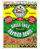 Mexicali Rose Instant Mexican Homestyle Refried Beans 6oz - 7oz Pouch (Pack of 3) (Green Chile 7oz) - Buy Online on GoSupps.com