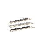 Kitsch Beaded Bobby Pins (BlackSilver) - Set of 3 for Stylish Hair Accessories - Buy Online on GoSupps.com