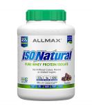 ALLMAX IsoNatural Pure Whey Protein Isolate - Chocolate 5 lbs | High-Quality Protein Supplement - Buy Online on GoSupps.com