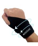 Premium Wrist Brace for TFCC Tears & Ulnar Sided Pain | DRUJ Instability Support | Tendonitis & Arthritis Relief | Carpal Tunnel Wrist Wrap - Right Hand Black - Buy Online on GoSupps.com