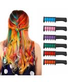 Kid's Hair Chalk Combs - Washable Rainbow Color Wax for Girls - Temporary Festival Accessories - Teen Girl Gifts - Pack of 6 - Buy Online on GoSupps.com
