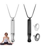 DMNQ 4-Piece Breathing Half Chain Set | Smoke Cessation Aids - 2PC Spinning Ring & 2PC Smoke Chains | Anxiety Relief & Relaxation Tools (Steel Color Black) - Buy Online on GoSupps.com