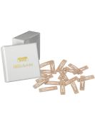 HAARallerliebst Small Rectangular Hair Clips (20 Pieces Beige 3.9 cm) with Storage Box - Perfect for Organizing - Buy Online on GoSupps.com