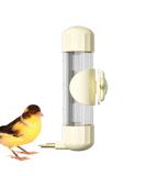 Quotent Automatic Bird Water Bottle - 200ml Dispenser for Parrots Budgies & Small Pets - Easy Fill Watering Solution for Bird Cages - Beige - Buy Online on GoSupps.com