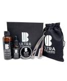 Ultra Beard Works Travel Beard Conditioner Kit - Beard Oil Balm Shampoo & Razor - Perfect for Grooming on the Go - Buy Online on GoSupps.com