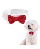 SUNTRADE Adjustable Formal Pet Bow Tie for Dogs & Cats - Wedding Costume (Large Red) | Shop Now! - Buy Online on GoSupps.com