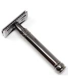 Edwin Jagger Black Gold Plated Round Handled Safety Razor - Premium Shaving Experience | International Shipping Available - Buy Online on GoSupps.com