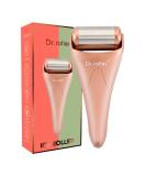 Dr. Roller Ice Roller Face & Eye Massage | Stainless Steel Facial Roller for Swelling Migraine Relief | Rose Gold Skincare Tool - Buy Online on GoSupps.com
