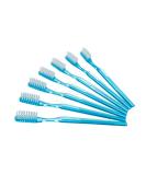 Template toothbrushes with toothpaste100 pieces |Soft nylon bristles in the ploy bag - individually hygienically packaged |rounded edges against gums damage - Buy Online on GoSupps.com