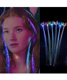 Ludress LED Butterfly Hair Clips - Pack of 5 Multicolor Festival Light up Hair Pins for Women and Girls - Fiber Optic Glowing Hair Accessories for Cosplay and Parties - Buy Online on GoSupps.com