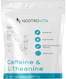 Caffeine L-Theanine 350mg | Boost Concentration & Mood | Vegan Tablets | 120 Capsules | Nootrovita - Buy Online on GoSupps.com
