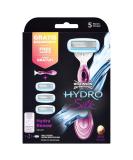 Wilkinson Sword Hydro Silk Value Pack - 3 Razor Blades & Ladies Razor Set for Smooth Shaving | International Shipping - Buy Online on GoSupps.com