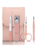 16-Piece Stainless Steel Manicure Kit with Luxurious Case - Rose Golden Pedicure and Grooming Care Set for Men and Women - Buy Online on GoSupps.com