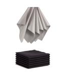 12-Pack Eyeglass Cleaning Cloths - Microfiber Lens Cleaner for Glasses, Sunglasses, Jewelry, Screens, Cameras - Lint-Free & Thick - 5x6 Inch - Grey (12 Count) - Buy Online on GoSupps.com