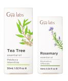Tea Tree Oil for Skin (30ml) & Rosemary Oil for Hair Growth (10ml) Set - Gya Labs - Buy Online on GoSupps.com