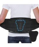 Say Goodbye to Back Pain | Breathable Back Support Belt with Lumbar Pad - Perfect for Office & Daily Use (Large - Buy Online on GoSupps.com