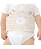 Baby Colic & Gas Relief | Cassia Seed Heated Tummy Wrap & Swaddle Belt - Ultimate Comfort for Gas Bloating & Upset Stomach (Beige - Buy Online on GoSupps.com
