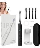 Stabilizek Sonic Electric Toothbrush for Adults - Rechargeable Travel Case Black - Improve Oral Care - Buy Online on GoSupps.com