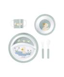 Cockpage Set Duck Edda Lou Steingr n | 5-Piece Dining Set for Kids - Non-Slip Handle Cup Plates Bowl Spoon & Fork - Perfect for Boys & Girls - International Shipping Available - Buy Online on GoSupps.com