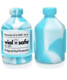 VIAL SAFE Insulin Vial Protector - Durable Silicone Case for Humulin R U-500 | 2-Pack Tie Dye Blue | Diabetes Care Essential - Buy Online on GoSupps.com