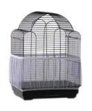 Pranovo Bird Cage Seed Catcher Medium White Nylon Mesh Net Cover for Parrot Cage Seeds Guard and Skirt Traps - Buy Online on GoSupps.com