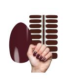 Ultra-Thin Dark Brown Nail Foils | 16 Self-Adhesive Nail Polish Strips for All Nail Types | Premium Nail Art Wraps - Buy Online on GoSupps.com