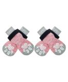 Buy Pupeck Anti-Slip Dog Socks - Adjustable Straps Paw Protection Traction Control - Large (2 Pairs) Pink - Perfect for Indoor Use - Buy Online on GoSupps.com