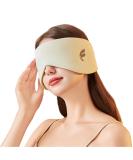 Soft Double-Sided Sleep Mask | Oversized Light Blocking Eye Cover for Travel & Naps | Adjustable Green Blindfold for Men & Women - Buy Online on GoSupps.com