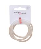 Pritties Accessories Mini Silicone Non-Slip Clear Hair Tie Set of 4 - Buy Online on GoSupps.com