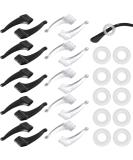 ZKSXOA Silicone Anti-Slip Glasses Pads - 15 Pairs of Comfort Holders & Ear Pads for Secure Fit - Buy Online on GoSupps.com