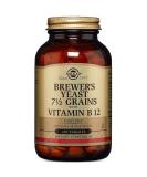 Solgar Brewer's Yeast 7 1/2 Grains with Vitamin B12 250 Tablets - Buy Online on GoSupps.com